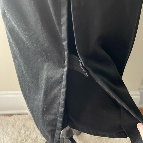 Vintage Tip Top Black Lined Trench Coat Size 36 - Picture 5 of 16